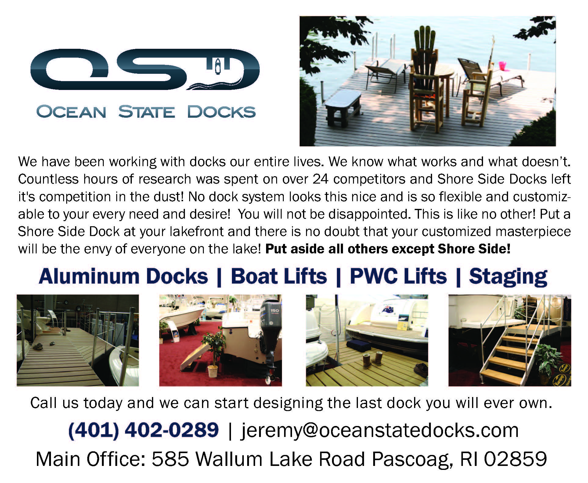 Ocean State Docks ad